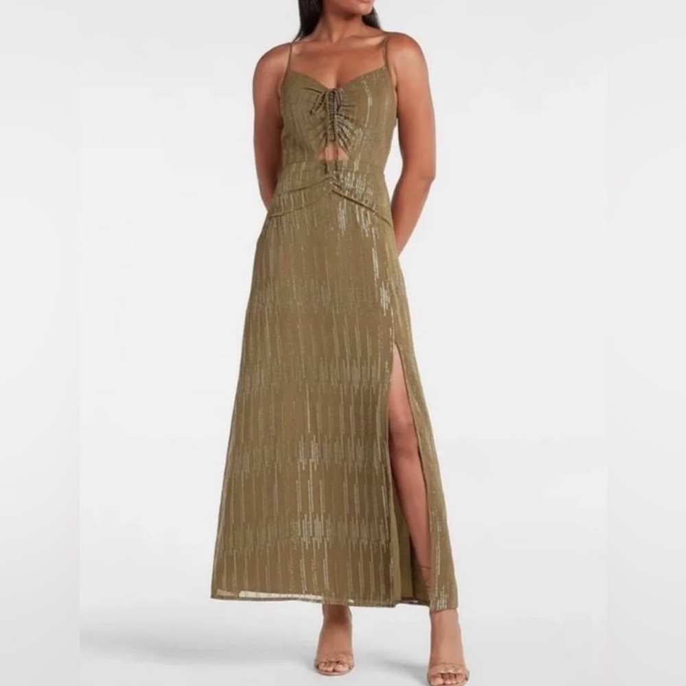 Green & Silver dress